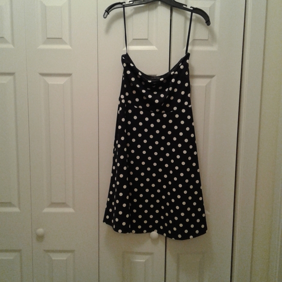 The Limited Polka Dot Strapless Dress - Picture 2 of 6